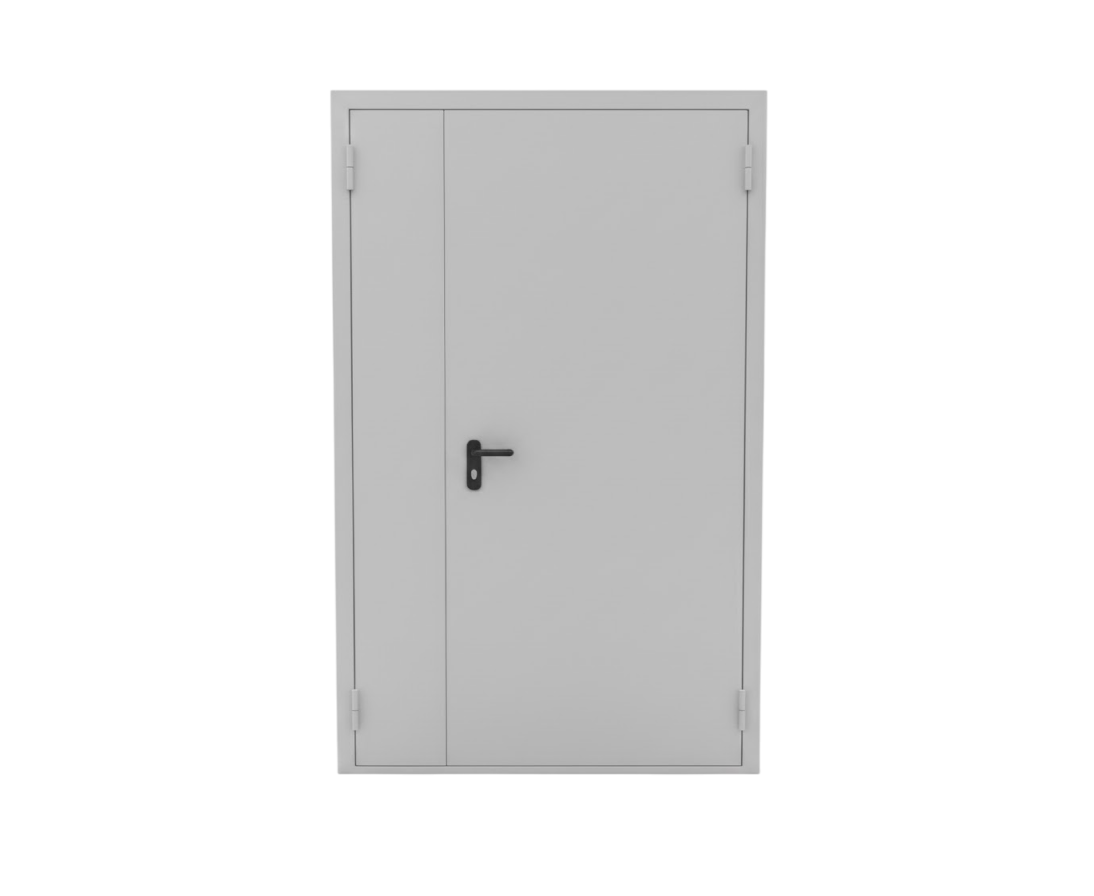 Двухстворчатая техническая дверь