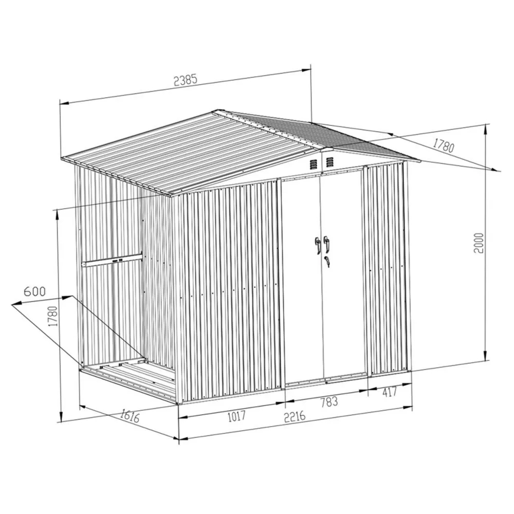 Каркасный хозблок