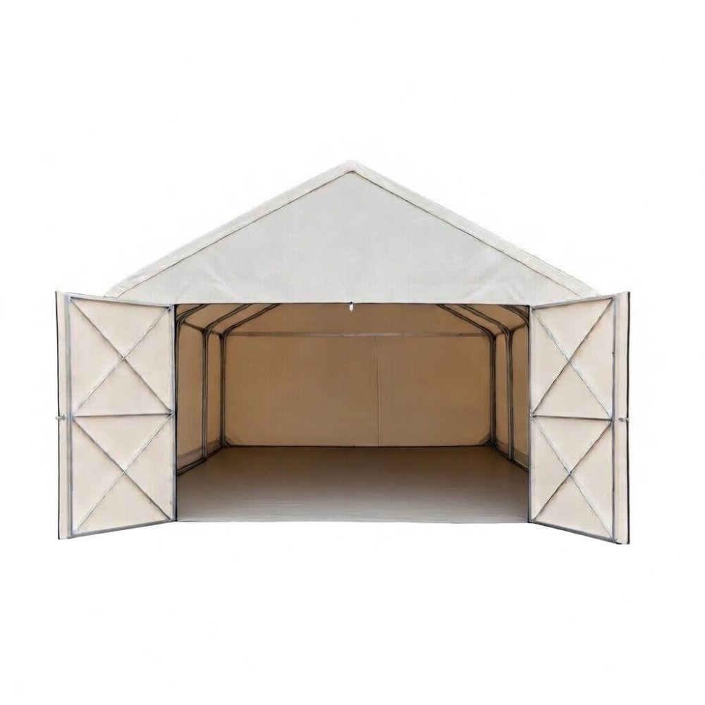 Сборный гараж на 2 автомобиля