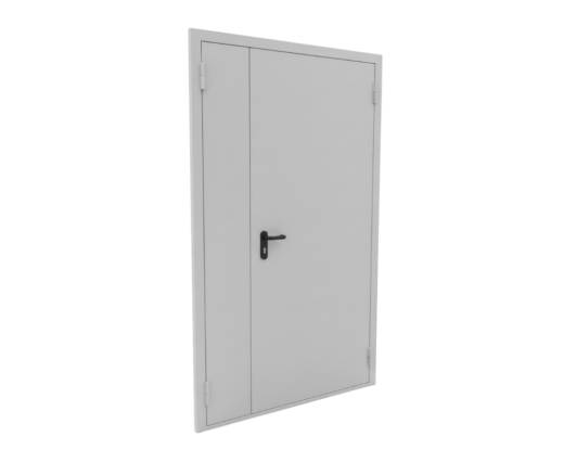 Двухстворчатая техническая дверь