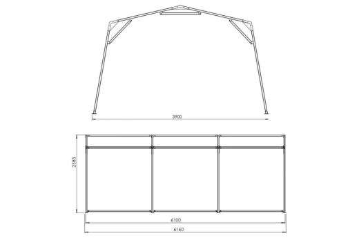 Гараж тентовый 