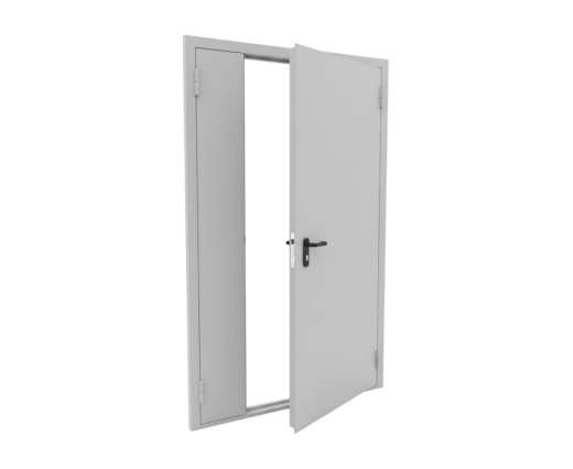 Двухстворчатая техническая дверь