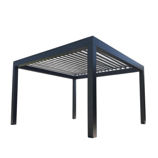 Навес с жалюзийной крышей